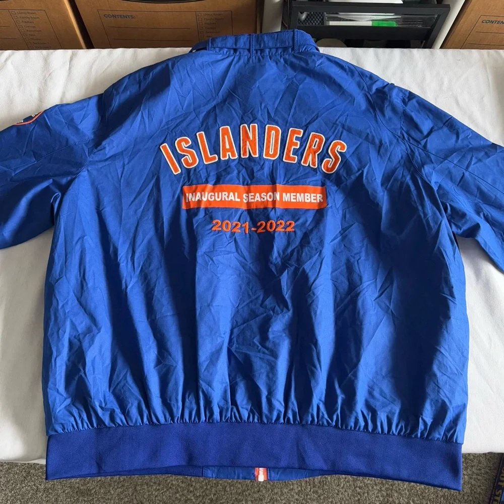 Members Only‎ Jacket 3XL New York Islanders Inaugural Season Member Hockey NHL